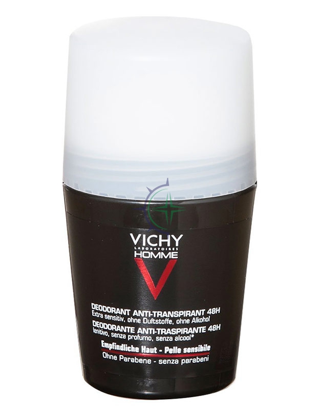 Vichy Linea Homme Deo Deodorante Uomo Roll-on 48h Pelle Sensibile 50 ml