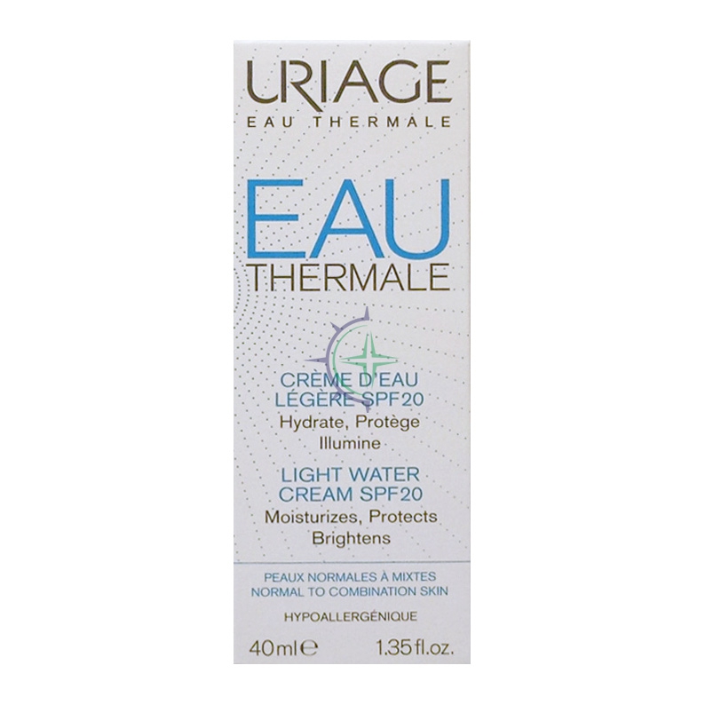 Uriage Linea Eau Thermale Crema Leggera all'Acqua SPF20 Nutriente 40 ml