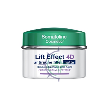 Somatoline Cosmetic Linea Lift Effect 4D Antirughe Filler Notte Viso 50 ml