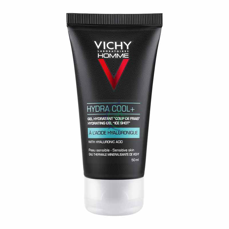 Vichy Linea Homme Hydra Cool+ Gel Idratante Immediato Effetto Ghiaccio Viso 50ml