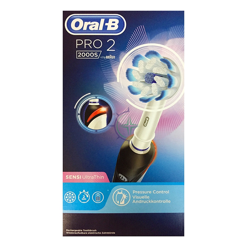 Oral-B Linea Igiene Dentale 2000 Pro2 Sensi Ultrathin Spazzolino Elettrico