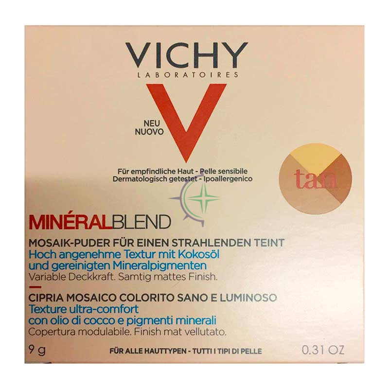 Vichy Make-up Linea Mineralblend Cipria Mosaico Idratante Uniformante 9 g Dark